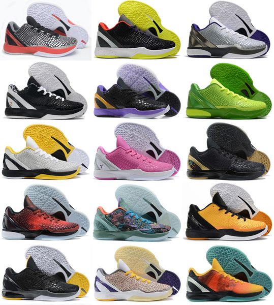

mamba 6 protro grinch women men basketball shoes designer sneakers mambacita alternate bruce lee del sol bred outdoor sports womens mens tra