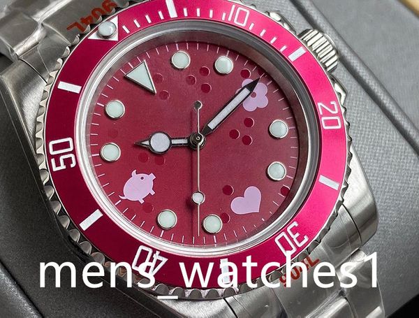 

the new mens automatic mechanical ceramics watches 41mm full stainless steel gliding clasp swimming wristwatches sapphire luminous watch u1, Slivery;brown
