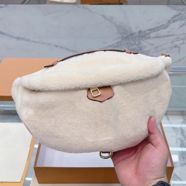 

2022 designers luxury waist bags cross body handbag famous bumbag fashion shoulder bag brown bum fanny pack brown black white leather design