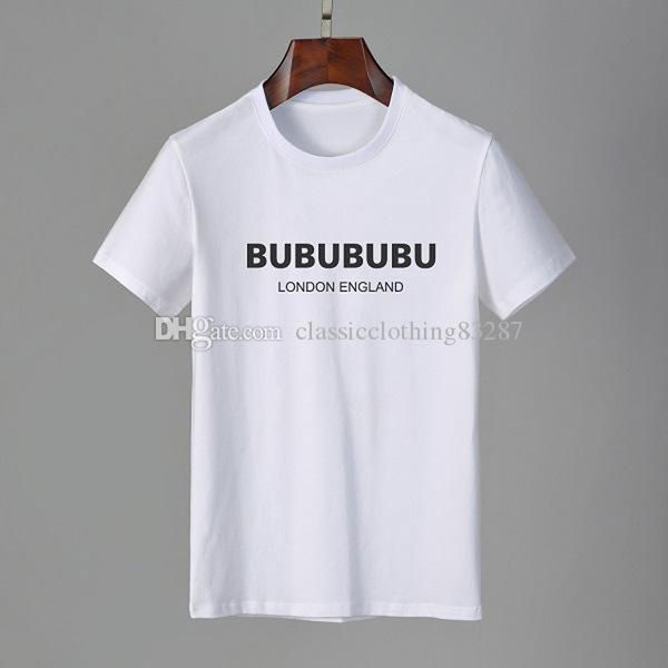 

famous tshirt mens t shirt letter print round neck short sleeve black white fashion men women tees, Black;brown