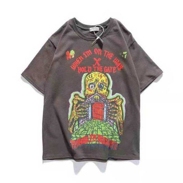 

2021 mens designer t shirt fashion tshirts men and women short sleeve summer tees shirts hip hop with brand casual clothes, White;black