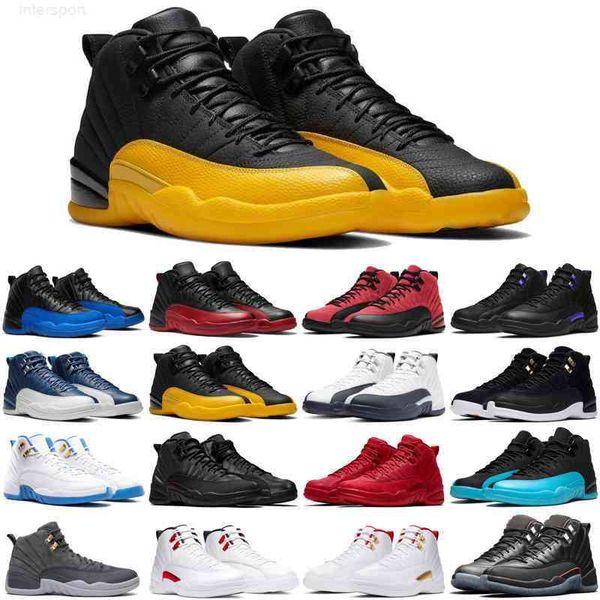 

fashion 12 12s mens basketball shoes utility twist playoffs royalty reverse flu game dark men trainers sports sneakers size 7-13