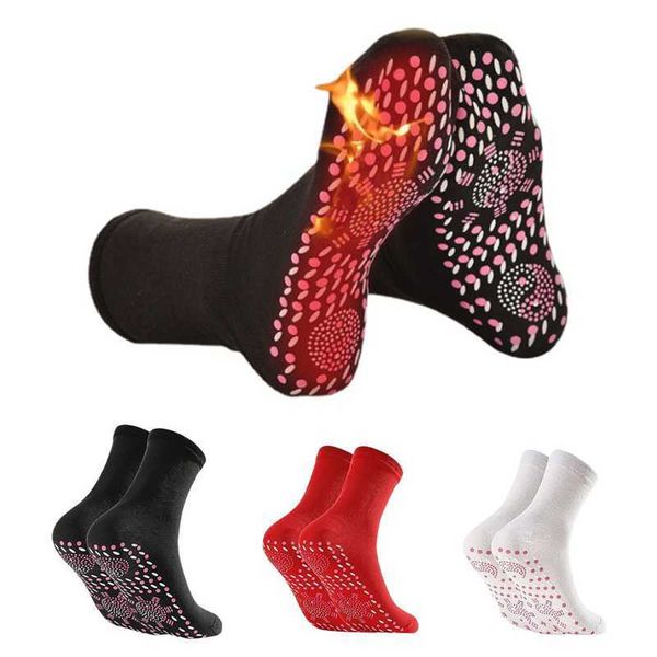 

men's socks heated self heating for men women massage anti-ing fishing camping hiking skiing outdoor sports foot warmer new y2209, Black