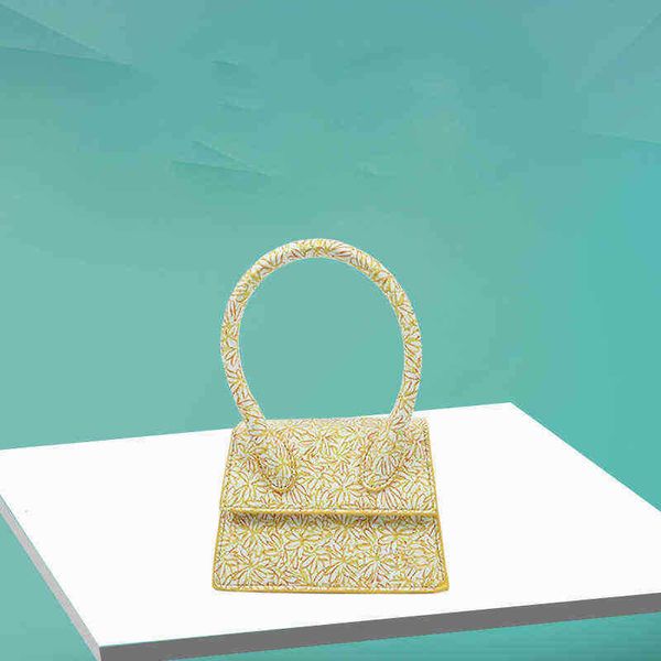 

shoulder bags fashion lady handbag leather simple plaid wallet external use shopping 211026