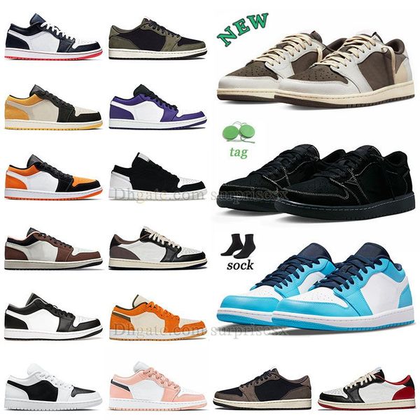 

unc 1s low basketball shoes mens womens aaa quality new dark reverse mocha sail black phantom atctic punch light smoke grey bred gold sliver