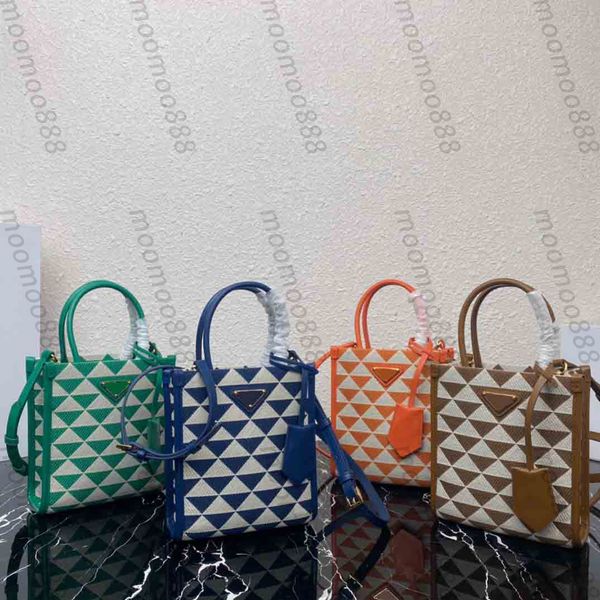 

10a tier small quality medium embroidered tote 17cm luxury designer symbole bag real leather saffiano purse handbag classic shoulder black m