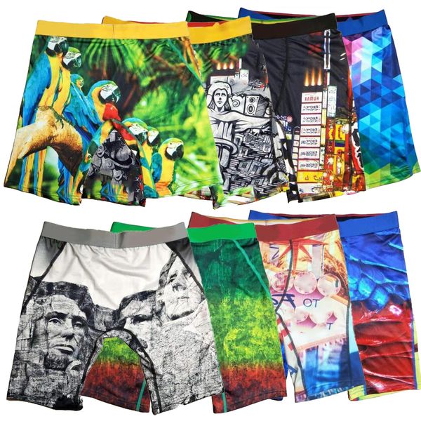 

designer mens underpant boxers staple briefs calzoncillos hombre hip hop skateboard street beach swim shorts fashion stretch quick dry surf, Black;white