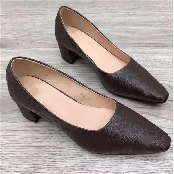 

women dress shoes womens pumps designer fashion luxury old flowerheels wedding elegant ladies chunky heel shoe, Black