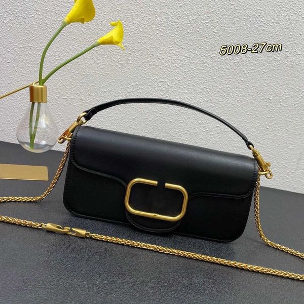 

designer bags luxury leather women's 2023 new high level v-shaped chain cyber red middle ancient french handheld crossbody tote factory