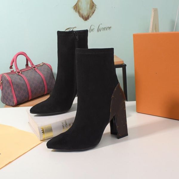 

boots women classic mini platform boot ultra matte fur snow boots suede wool blend comfort 0523, Black