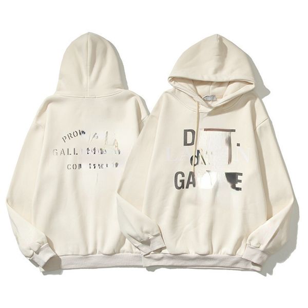 

hoodies high street fashion letter printing hip hop loose casual, Black