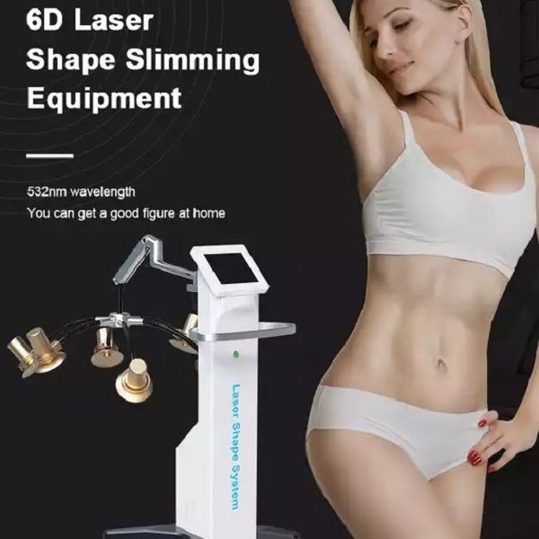 

vertical 532mm no-needle mesotherapy device red green light laser body 6d laser machine cold therapy 635nm cellulite removal
