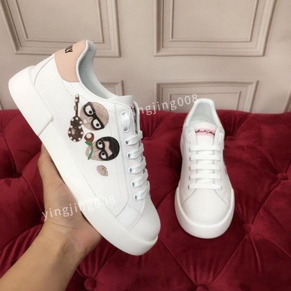 

dolcly gabbanaly luxury designer sneakers shoes ltaly classic fashion casual patchwork trendy ladies punk rivet low-dg mens leather skateboa, Black
