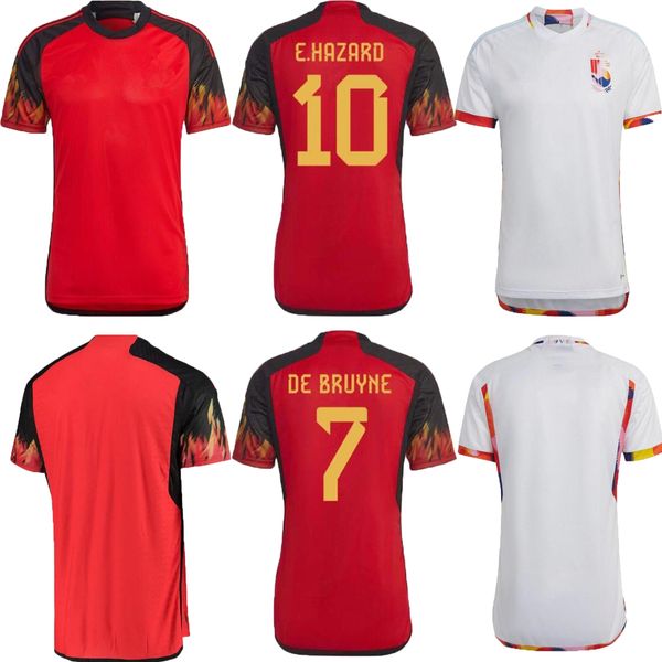 

2022 belgium soccer jersey home away hazard world cup national team courtois lukaku tielemans 22 23 de bruyne kompany alderweireld man kids, Black;yellow