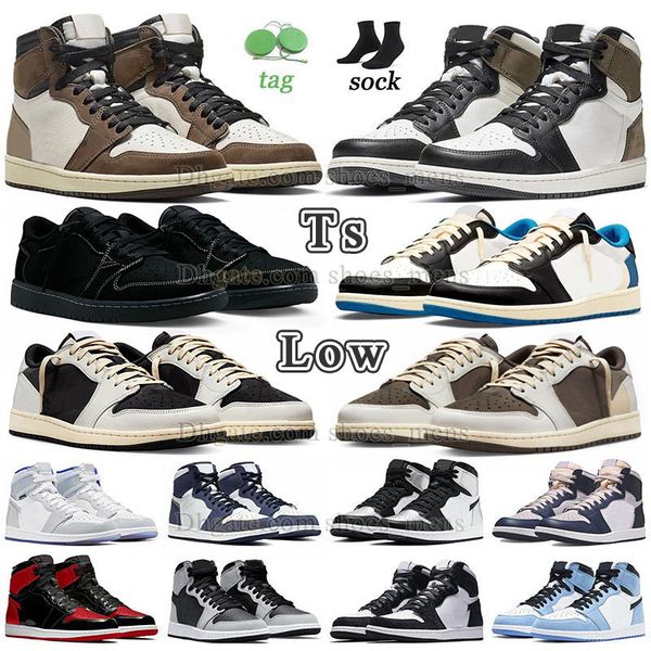 

shoes men trainers travis sneakers dark reverse mocha patent bred highs hyper royal university blue jumpman 1s