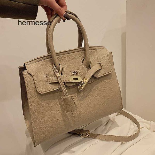 

evening bags herme designer luxury bag 2022 new one shoulder hand-held leather handbags tote bag womens large capacity