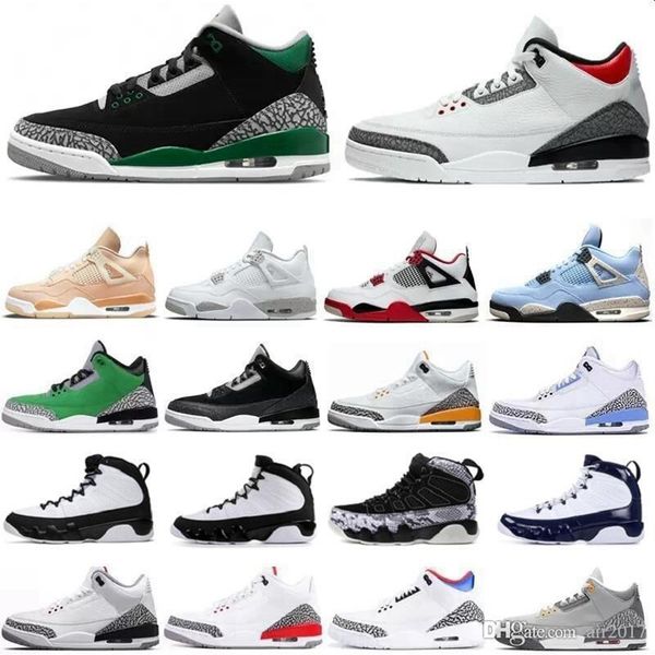 

9 3 men basketball shoes boots jumpman red royal tinker oregon ducks sport blue 3s 9s mens trainers sports sneakers ai2017, Black