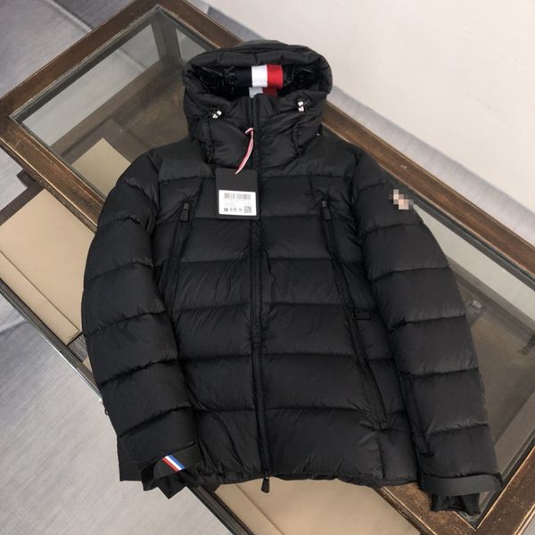 

luxury france mens down jacket letter monclair knitted women parkas panel casual coats bomber jackets designers men s clothing0, Black