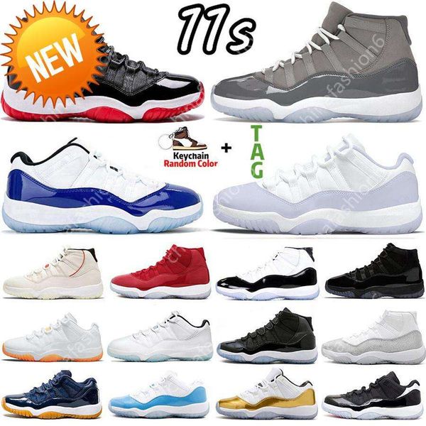 

2022 cool grey 11 11s basketball shoes pure violet high citrus university legend blue white bred concord 45 space jam gamma women mens