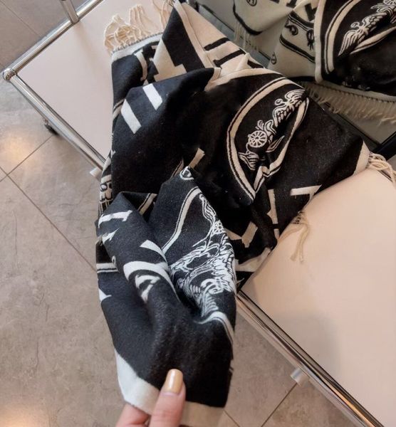 

thick wool scarf classic long flowing cape brand women's cape cashmere scarves 180-70cm, Blue;gray