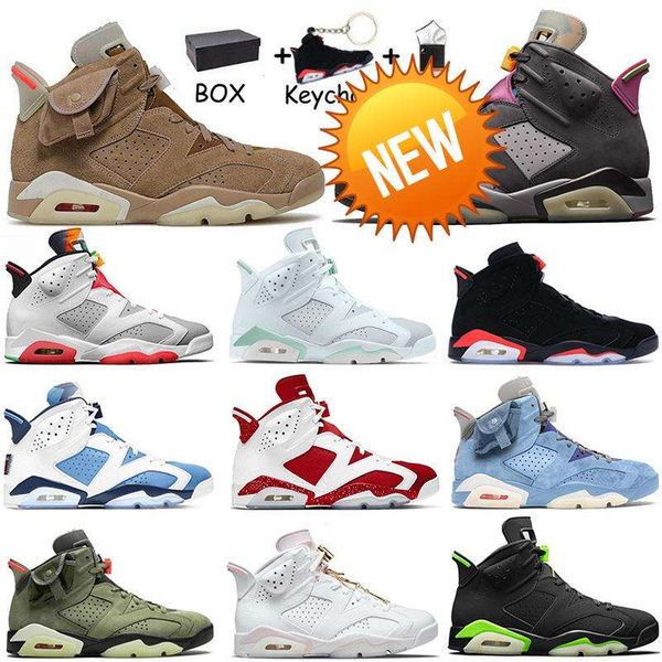 

2022 with box gold hoops jumpman 6 6s men women basketball shoes red oreo british khaki tiffany blue bordeaux tech chrome hare trainers
