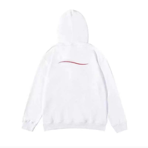 

hoodie sweatshirt fleece premium hoodie fashion designer brand paris wave print hooded jacket 100% cotton casual versatile white black hoodi