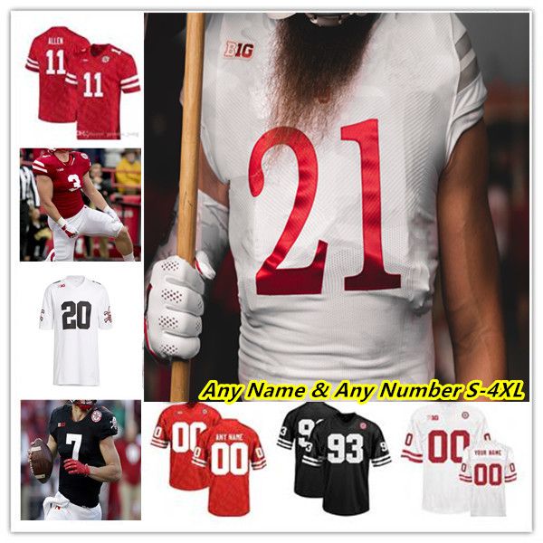 

Ncaa College Nebraska Cornhuskers NU Football Jerseys Casey Thompson Anthony Grant Trey Palmer Isaiah Garcia-Castaneda Alante Brown Travis Vokolek Luke Reimer 4XL, Men red
