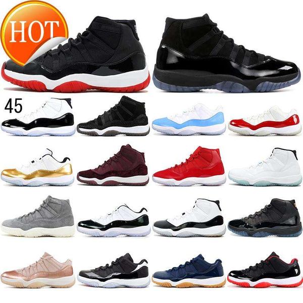 

with socks 2022 basketball shoes concord high 45 11 11s cap and gown carolina space heiress infrared emerald men sports sneakers 36 -47