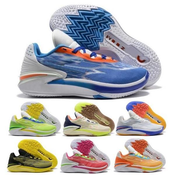 

2022 air gt cut 2 men basketball shoes sneakers blue bright crimson barely green dare to fly g.t. cuts low zoom man authentic trainers