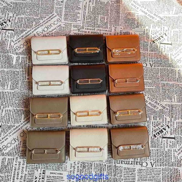 

womens roulis's designer herme bags genuine leather with strap shoulder handbags mini hand wax line pig nose slim2022 new fashion leath