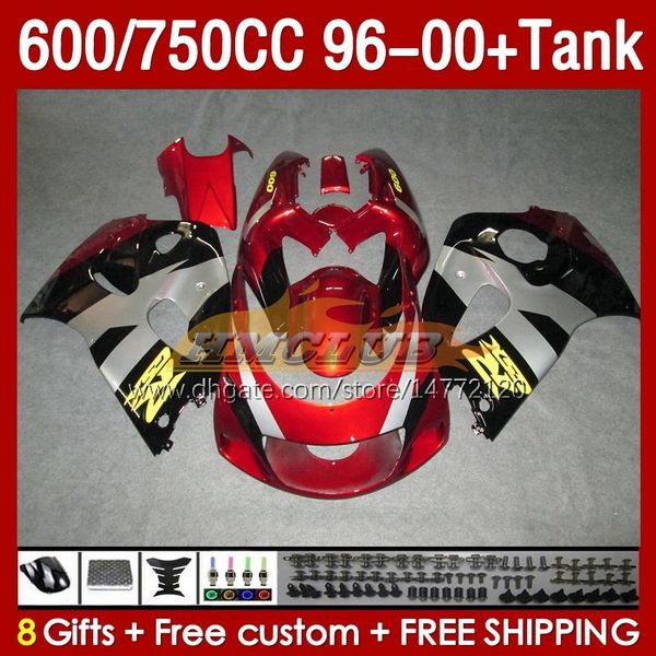 

fairings & tank for suzuki srad gsxr600 gsxr 600 750 cc 1996 1997 1998 1999 2000 body 156no.73 gsxr750 600cc gsx-r750 750cc 96-00 gsxr-600 9