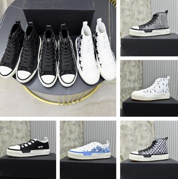 

ma court hi sneaker stars shoe designer men canvas high sneakers fashion sport ball casual shoes size 38-46, Black