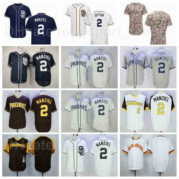 

men retror 1978 vintage baseball 2 johnny manziel jersey pullover alll stitched flexbase cool base team navy blue brown white grey camo, Blue;black
