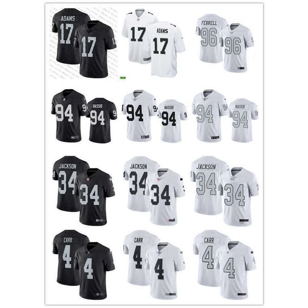 

jersey men women youth las vegas''raiders''16 jim plunkett 13 hunter renfrow 96 clelin ferrell 94 carl nassib 55 chandle, Black;red