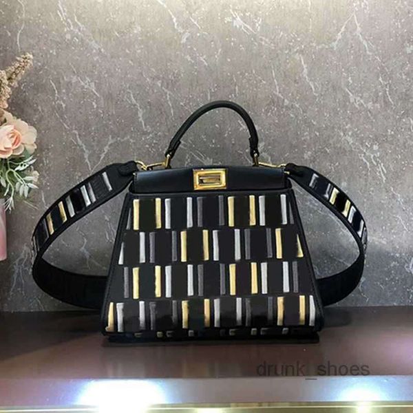 

evening bags fashion tote bag shoulder cross body bags handbag women colorful embroidery letter purse hard partition slot twist latch remova