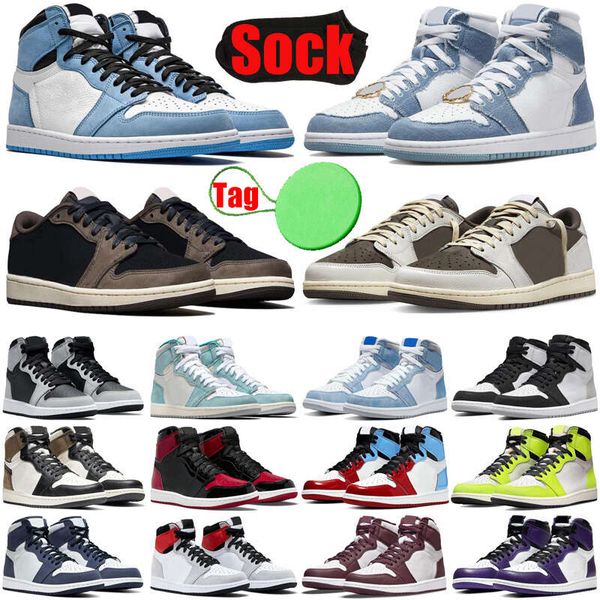

2022 jumpman 1 1s basketball shoes for mens womens lows travis scotts fragment hyper royal university blue dark reverse mocha denim taxi