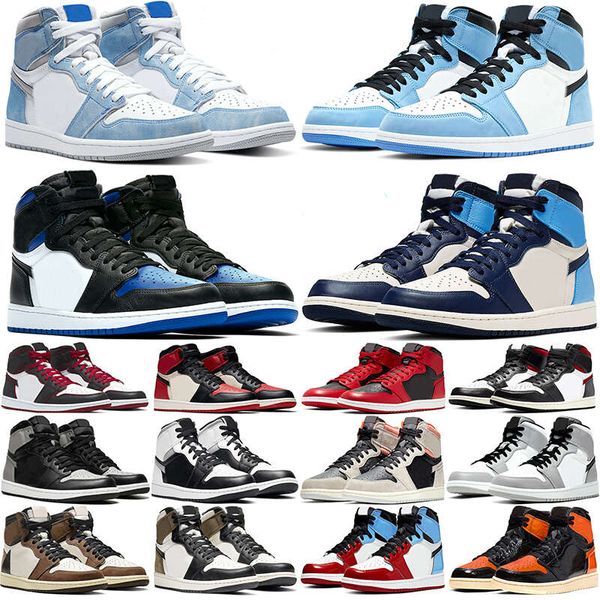 

jumpman fragment electro orange basketball shoes 1s 1 hype royal university blue dark mocha pollen tie dye twist men sports women sneakers