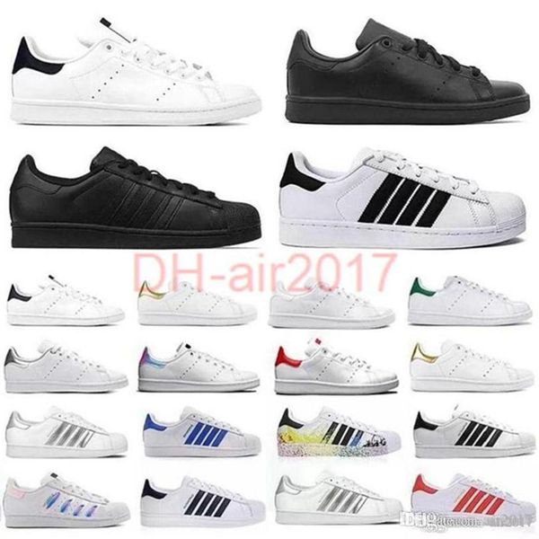 

2022 new quality boots r stan smith flat casual skateboard shoes homme leather mens womens fashion platform designer adx33 dhair72 pr2018, Black