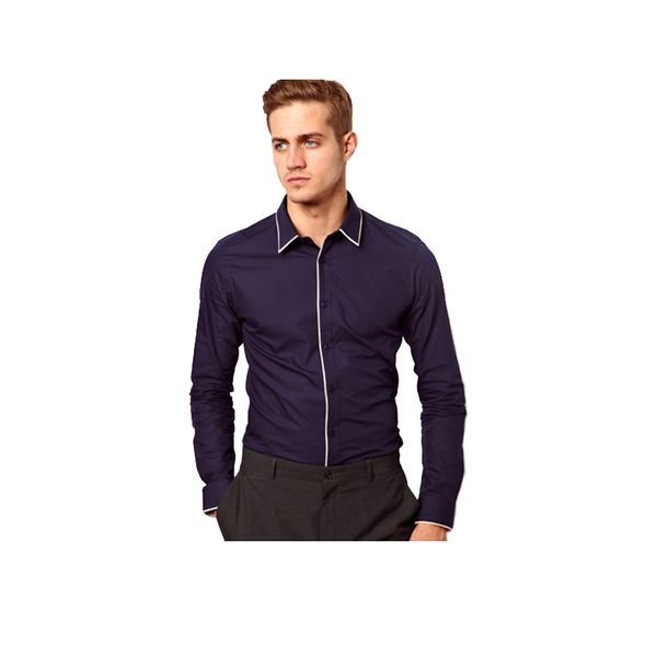 

classic premium design men's dress shirts fashion business shirts, White;black