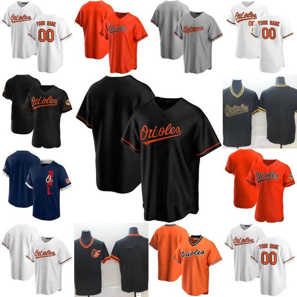 

2022 baseball jerseys custom jersey mens women youth baltimore''orioles''5 brooks robinson 11 jose iglesias 12 roberto a, Blue;black