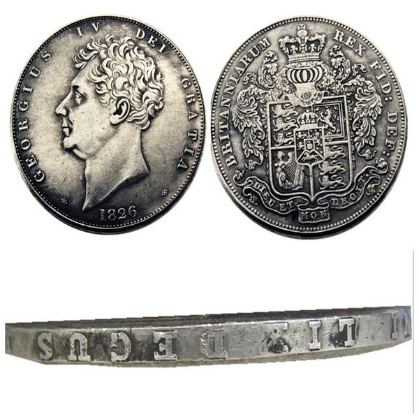 

great britain george iv 1826 one crown copy coin home decoration accessories231r
