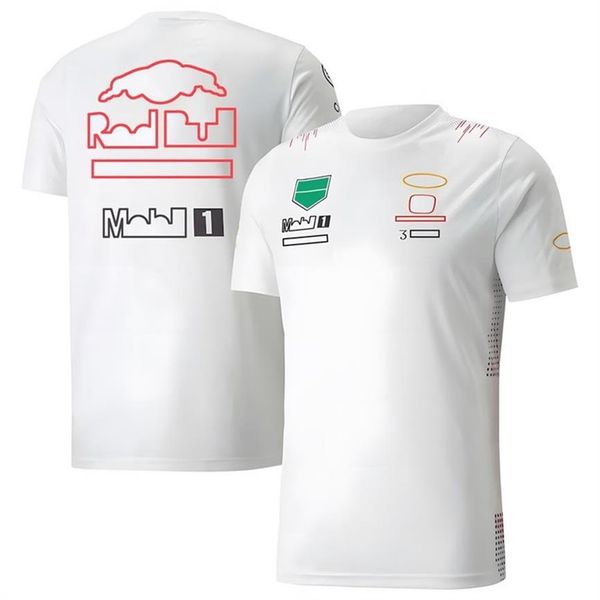 

new f1 team t-shirt men's round neck racing suit plus size short sleeve quick dry top