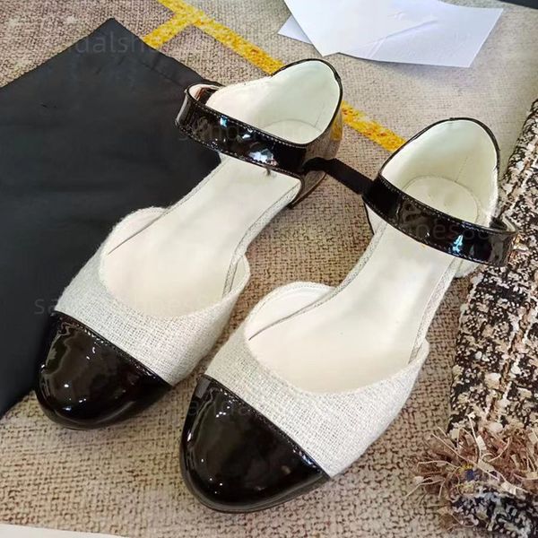 

womens designer shoes ballet flat loafers mary jane ballerinas flats soft leather patent lace up buckle loafer pump dress shoe for ladies gi, Black