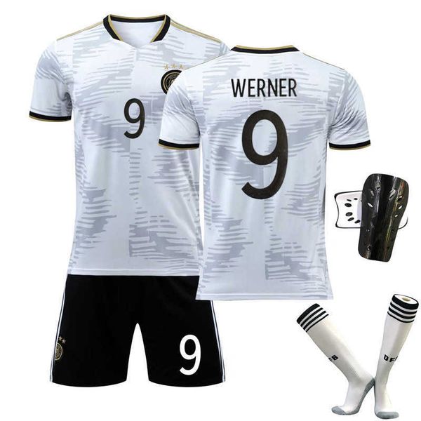

women's men's tracksuits qatar football jersey t shirts2022 world cup pre emptive german home soccer jersey no. 9 levan 8 cross 13, Gray