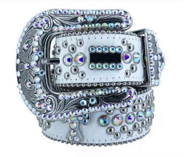 

2fashion bb belts for women mens designer simon shiny rhinestones, Blue;gray