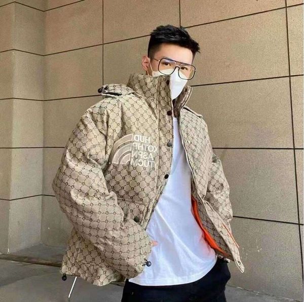 

winter down jacket men puffer jackets hooded thick coats mens women couples parka winters coat size 4xl, Black;brown