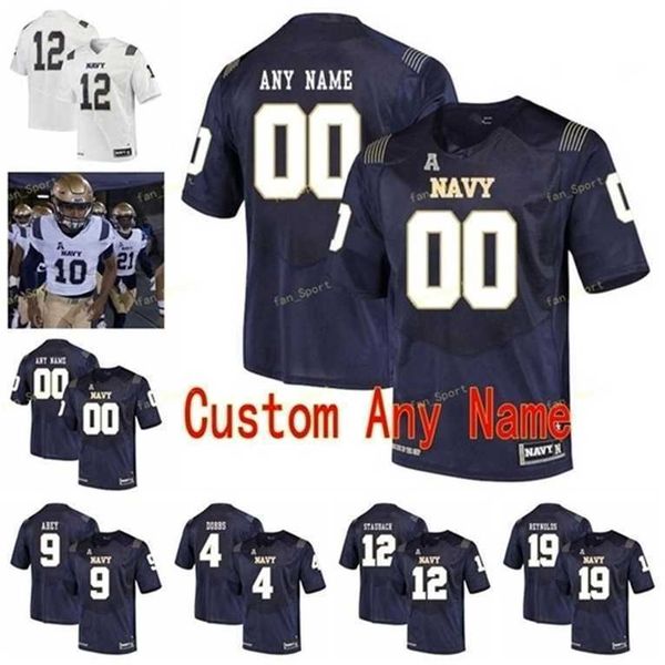 

sj custom midshipmen college football jersey 27 sj e bellino 3 mychal cooper 30 napoleon mccallum 32 isaac ruoss men women youth stitched, Black