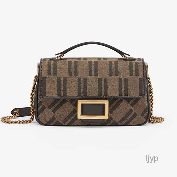 

evening bags old flower chain baguette bag totes crossbody handbag purse women classic letter shoulder bags slip chains shoulder strap hand