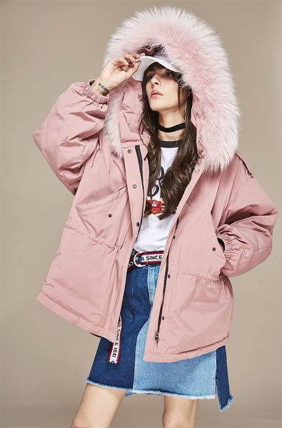 

womens coat winter designer down jacket from canadian goose parkas women jackets zipper warm coats hoodie real wolf fur holder white and bla, Black