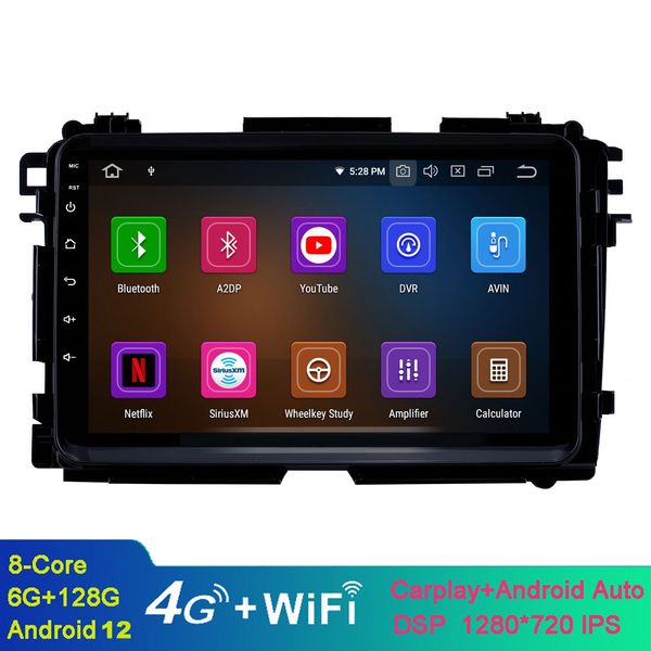 

9 inch android car video gps navigation system for 2015-2017 honda vezel xvr with wifi bluetooth music usb fm support swc